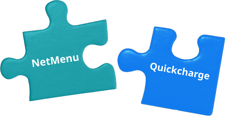 NetMenu QuickCharge interlocking Puzzle Pieces