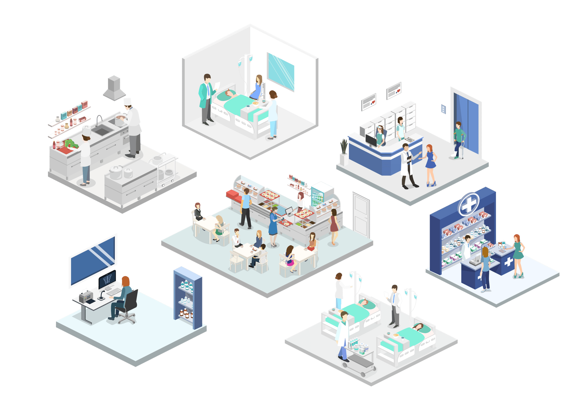 Picture from Brynn of hospital landscape